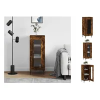 VidaXL Sideboard Räuchereiche 34,5x34x90 cm Holzwerkstoff