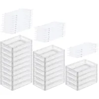 Proregal MegaDeal 20x Transparenter Eurobehälter LightLine mit offenem Griff
