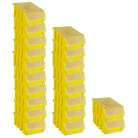 Proregal SuperSparSet 20x Sichtlagerbox 2 mit Deckel | HxBxT