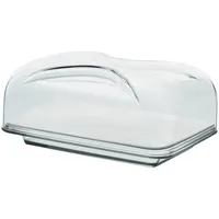 Guzzini Gocce Rechteckige Käseglocke Transparent 25,5 x 18 x