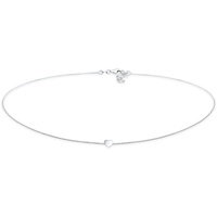Elli Choker Herz Heart Liebe 925 Sterling Silber silberfarben
