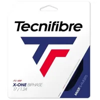 Tecnifibre X-one Biphase Einzelne Tennissaite - Black - 1.24