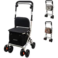 Mobiclinic Rollator Coliseo mit Einkaufstasche und Sitz 21 l