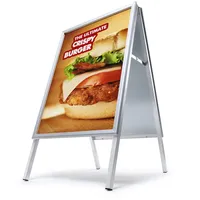 Showdown® Displays Kundenstopper silber DIN A0 2 Fächer