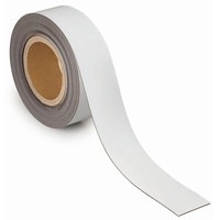 Maul Magnetband weiß 5,0 x 1000,0 cm