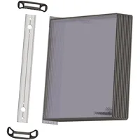 Tarifold Wand-Sichttafelsystem PRO 920305 DIN A4 schwarz mit 10
