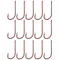 Gamakatsu Haken LS-5213 rot - Wurmhaken, Größe/Packungsinhalt:Gr. 6-15 Stück