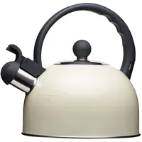 KitchenCraft Living Nostalgie Wasserkocher, pfeifend, Induktion, Metall, 1,3 Liter,