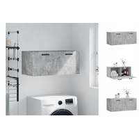 VidaXL Wandschrank Betongrau 80x36,5x35 cm Holzwerkstoff