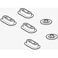Geberit Set Puffer für WC-Sitz/Deckel zu AquaClean Sela/Alba, 244304001,
