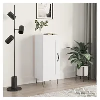 VidaXL Sideboard Hochglanz-Weiß 34,5x34x90 cm Holzwerkstoff