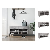 VidaXL Schuhbank Grau Sonoma 102x35x55 cm Holzwerkstoff