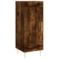 VidaXL Sideboard Räuchereiche 34,5x34x90 cm Holzwerkstoff