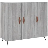 VidaXL Sideboard Grau Sonoma 90x34x80 cm Holzwerkstoff