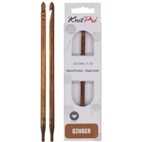 KnitPro Ginger Afghanische/Tunesische Häkelnadel | 5,5mm