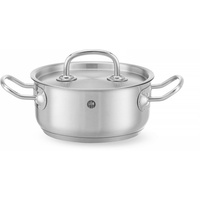 HENDI Bratentopf mit Deckel, Kitchen Line 1,5L, ø160x(H)75mm,