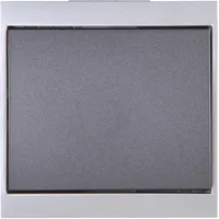 Kopp Kreuzschalter Malta silber-anthrazit,