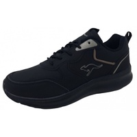 KangaROOS Damen Kj-Easy Sneaker, Jet Black/Mono, 38 EU