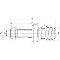 FORMAT Anzugsbolzen JISB6339 BT40 60G. I.K