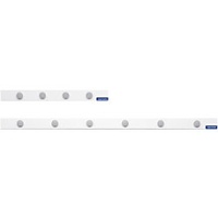Magnetoplan Magnetleiste 16271M, Metall, inkl. 6 Magnete, Weiß