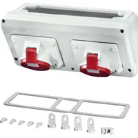 Hensel Mi Connection Box, 2x CEE 16A, 5p., 400V,