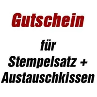 Trodat Gutschein für Stempelplatte für trodat 5211 ohne Logo