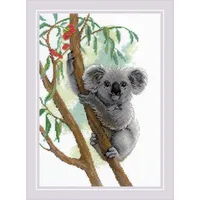 Riolis Kreuzstich Set Süsser Koala, Zählmuster