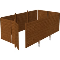 SKANHOLZ SKAN HOLZ Abstellraum C6 573x317cm, Profilschalung, lasiert in