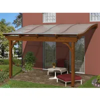 SKANHOLZ Skan Holz Terrassenüberdachung Verona 434 x 289 cm