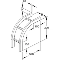 Niedax Fallstück KROF 60.325 F