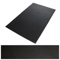 Etm Anti-Ermüdungsmatte Softer-Work-Mat Gerippt Schwarz