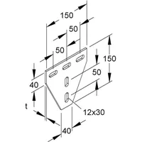 Niedax Knotenbleche KNT 50/50