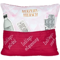 Hergo Creation Sofahelden Kissen Herzensmensch