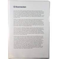 SOENNECKEN Sichthülle 1609 DIN A4 PP transparent 50 St./Pack.