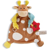 NICI Schmusetuch Kuh 25x25cm mit Beißring und