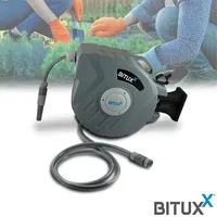BITUXX Schlauchtrommel 20 m grau