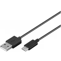 Goobay 59118 USB-C Kabel auf USB-A – Ladekabel mit