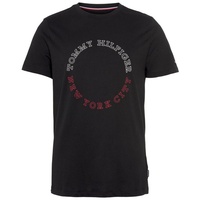 Tommy Hilfiger T-Shirt »MONOTYPE ROUNDLE TEE«, Gr. S, black,
