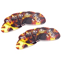 Rocktile Plektren Brown Tortoise Heavy 12er Pack