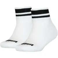 Puma 2er Pack PUMA Clyde Kinder Quarter Socken white