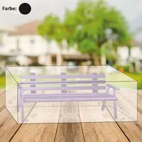 Buri Abdeckhaube 170 x 70 x 100 cm Anthrazit