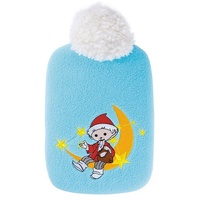 Hugo Frosch Kinder Öko-Wärmflasche 0,8 l mit Soft-Fleecebezug "Sandmännchen