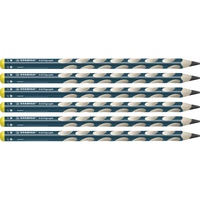 Stabilo EASYgraph Linkshänder-Bleistifte HB petrol, 6 St.