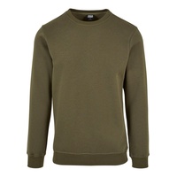 URBAN CLASSICS Basic Terry Pullover Olive S