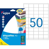 APLI agipa 114084 Universal-Etiketten, 19 x 25 mm, weiß