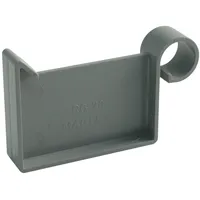 Marley Kastendachrinnen-Endstück RG 70 Grau