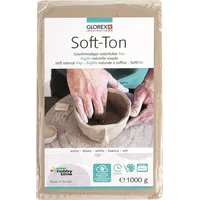 OEM Soft Ton Weiß 1000 g Bastelmaterial