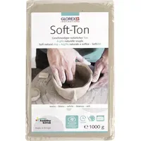 Glorex  Soft Ton Weiß 1000 g Bastelmaterial
