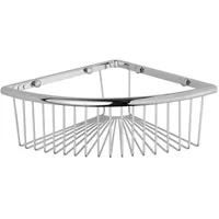 Primaster Eck-Duschkorb Tuna Edelstahl 1 Ablage chrom