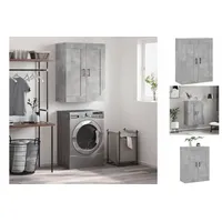 VidaXL Wandschrank Betongrau 69,5x34x90 cm Holzwerkstoff